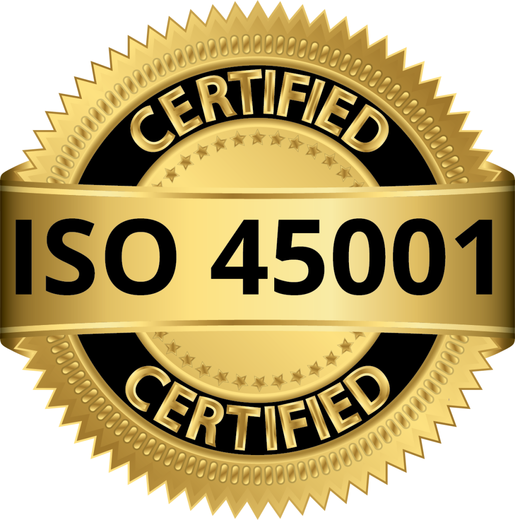 ISO 45001 certified