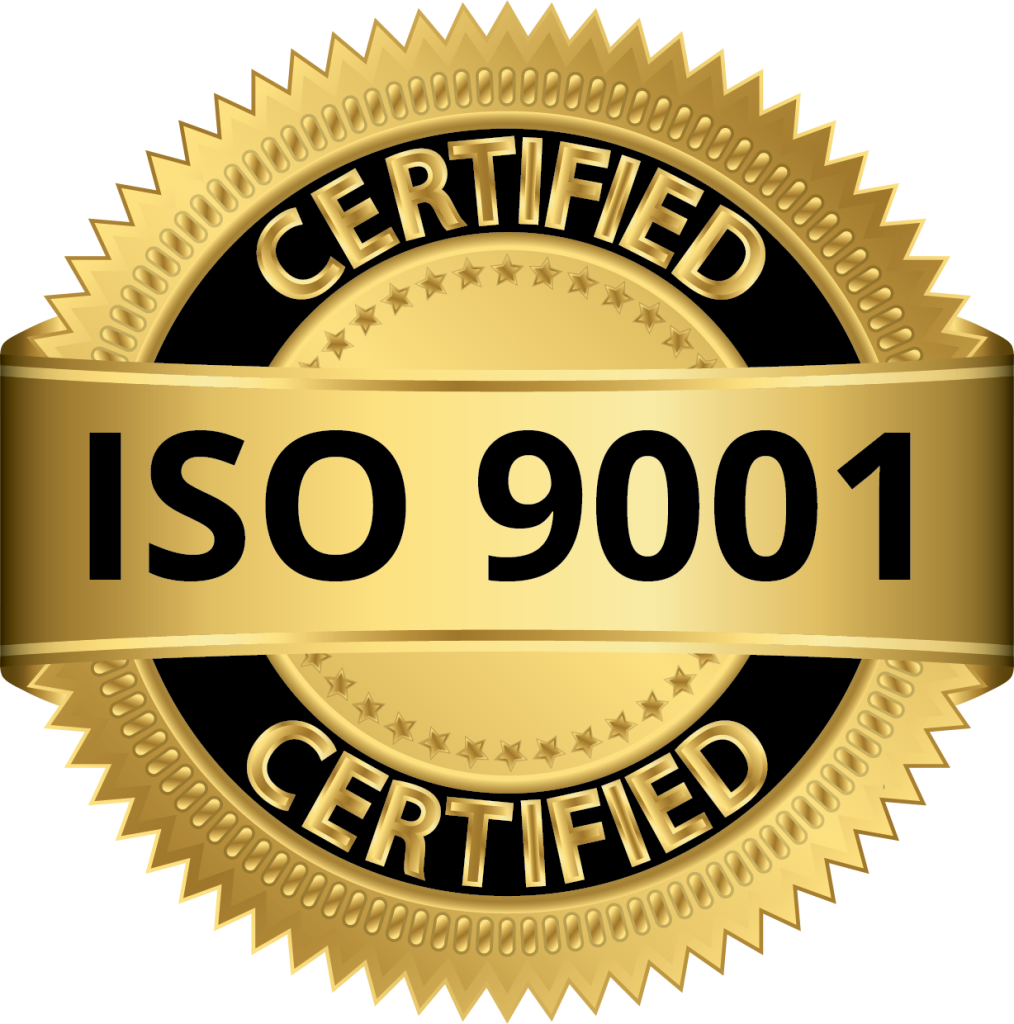 ISO 9001 certified