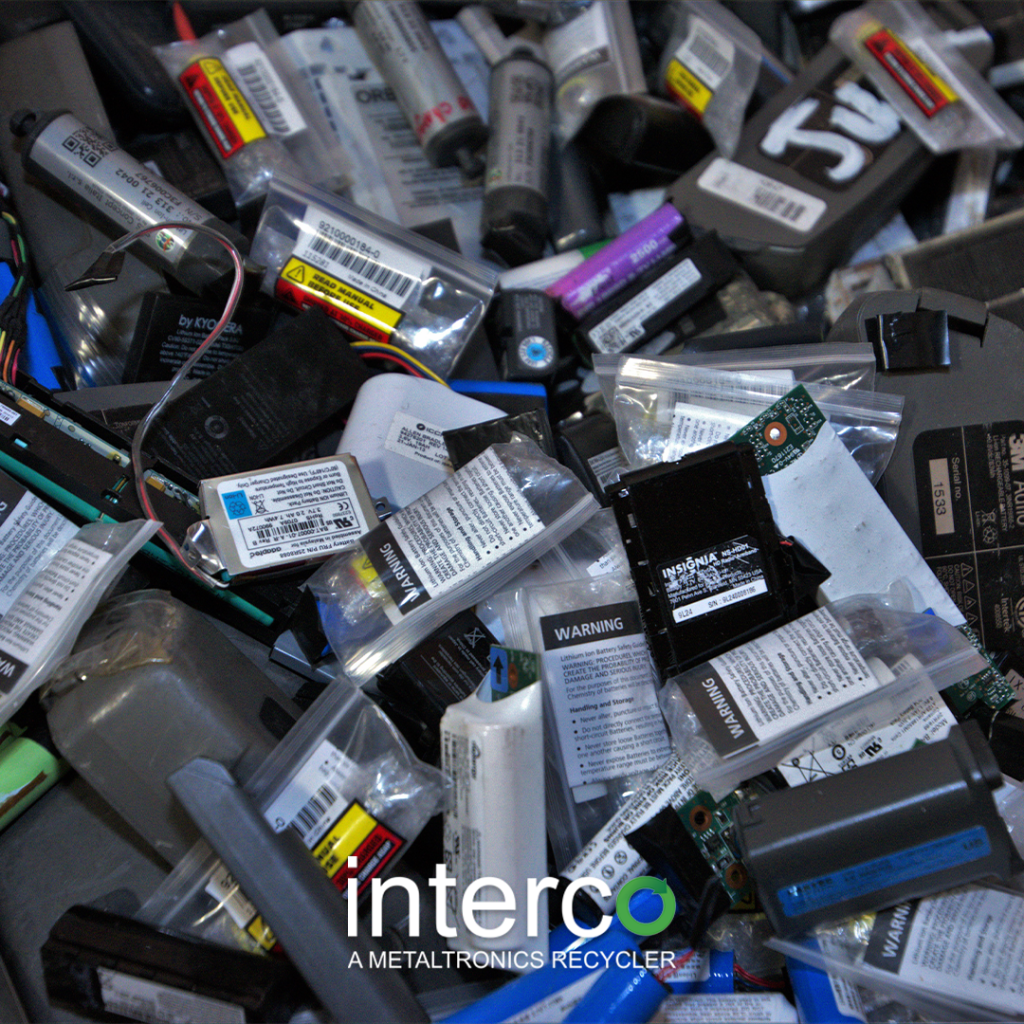Interco Recycles Lithium-Ion Batteries