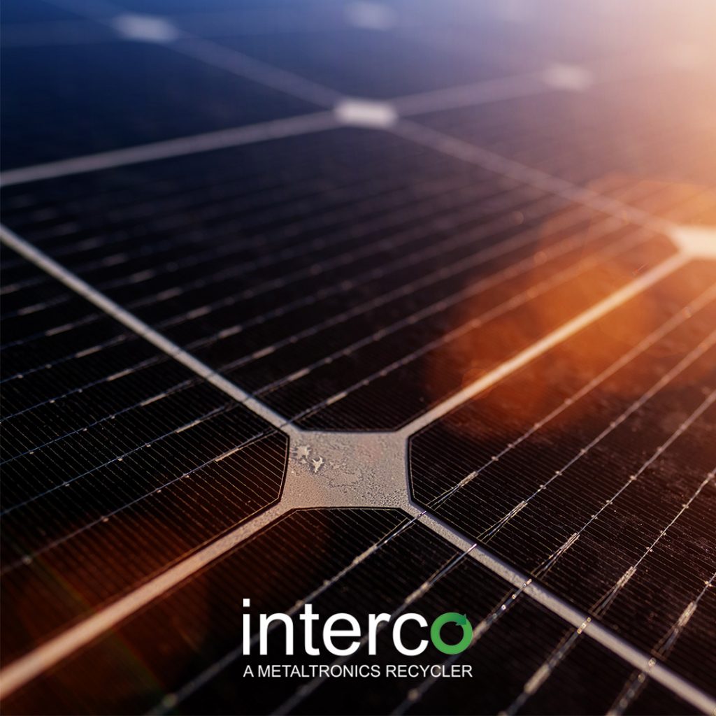 Interco is Who Recycles Scrap PV Solar Panel Modules Near Me